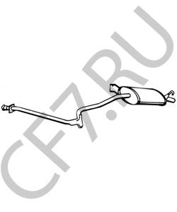 MB376045 MITSUBISHI Глушитель выхлопных газов конечный в городе Екатеринбург