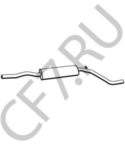 GEX33225 ROV/TRIU/JAGU/AUSTIN Средний глушитель выхлопных газов в городе Екатеринбург