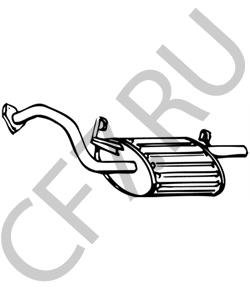 MB548454 MITSUBISHI Глушитель выхлопных газов конечный в городе Екатеринбург