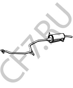 MB925127 MITSUBISHI Глушитель выхлопных газов конечный в городе Екатеринбург