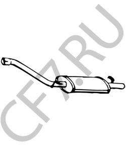 4015031104 WARTBURG Предглушитель выхлопных газов в городе Екатеринбург