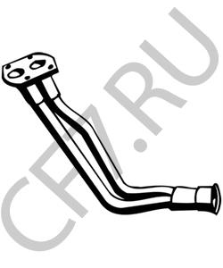 46619762 ZASTAVA Труба выхлопного газа в городе Екатеринбург