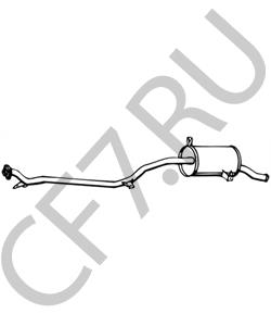 MB514640 MITSUBISHI Глушитель выхлопных газов конечный в городе Екатеринбург