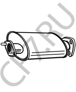 46447079 LANCIA Предглушитель выхлопных газов в городе Екатеринбург