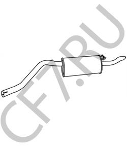 GEX33461 ROV/TRIU/JAGU/AUSTIN Глушитель выхлопных газов конечный в городе Екатеринбург