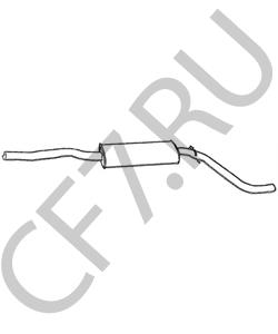 GEX33460 ROV/TRIU/JAGU/AUSTIN Средний глушитель выхлопных газов в городе Екатеринбург