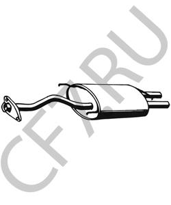 GEX33504 ROV/TRI/JAG/AUS/MG Глушитель выхлопных газов конечный в городе Екатеринбург