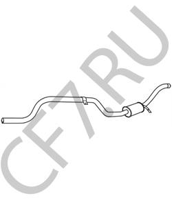 4682151 Chrysler Глушитель выхлопных газов конечный в городе Екатеринбург