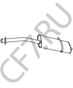 4682147 Chrysler Предглушитель выхлопных газов в городе Екатеринбург