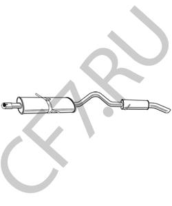 04809853AA Chrysler Глушитель выхлопных газов конечный в городе Екатеринбург