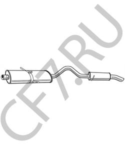 4880252AB Chrysler Глушитель выхлопных газов конечный в городе Екатеринбург