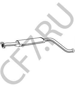 21082-1200020 Экрис Резонатор ВАЗ 2108 (под катализатор) ЭКРИС в городе Екатеринбург