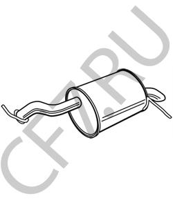 98 005 250 80 PSA ГЛУШИТЕЛЬ в городе Екатеринбург