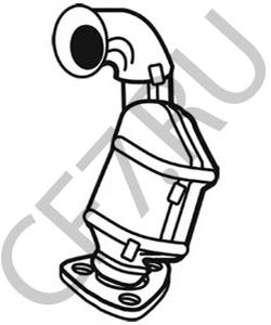 60802074 FIAT / LANCIA Катализатор в городе Екатеринбург