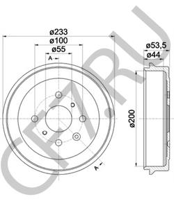 42431-0H010 BERLIET Тормозной барабан в городе Екатеринбург