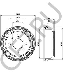 MB699290 MITSUBISHI Тормозной барабан в городе Екатеринбург