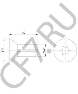 51741440 FIAT Болт, диск тормозного механизма в городе Екатеринбург