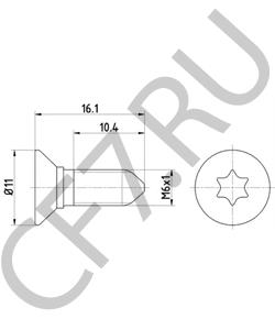 1220306167K Hyundai/Kia MOBIS ВИНТ-САМОРЕЗ D=8MM в городе Екатеринбург