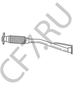 1742087Z06000 PIAGGIO Труба выхлопного газа в городе Екатеринбург