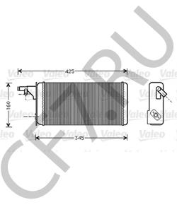 93930678 ZASTAVA Теплообменник, отопление салона в городе Екатеринбург