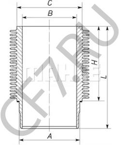 04231513 Bodyparts Гильза цилиндра 913 - 102mm (120mm) 04231508 04241004 в городе Екатеринбург