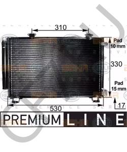 88460-52020 TOYOTA (FAW) Конденсатор, кондиционер в городе Екатеринбург