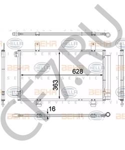 71743782 AUTO UNION Конденсатор, кондиционер в городе Екатеринбург
