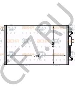 5072262AA PLYMOUTH Конденсатор, кондиционер в городе Екатеринбург