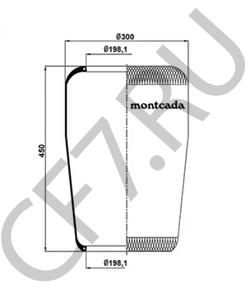 638148 GIGANT Кожух пневматической рессоры в городе Екатеринбург