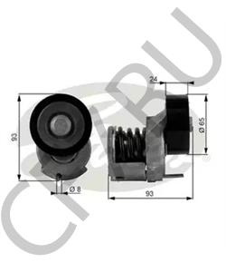 6RF145299C SEAT Натяжитель ремня, клиновой зубча в городе Екатеринбург