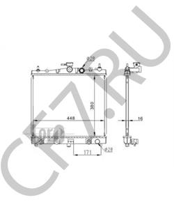 21460AX800 AWD Радиатор, охлаждение двигателя в городе Екатеринбург