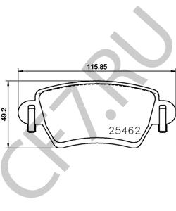 D4060MP110 DONGFENG Комплект тормозных колодок, дисковый тормоз в городе Екатеринбург