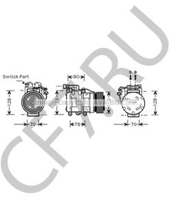 MCA7300AD DAIMLER Компрессор, кондиционер в городе Екатеринбург