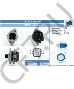 27060-31140 LEXUS Генератор в городе Екатеринбург