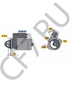 07C 911 023 F BENTLEY Стартер в городе Екатеринбург