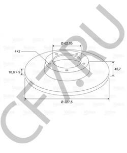 61750 FSO Тормозной диск в городе Екатеринбург