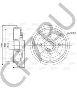 4247 59 DS Тормозной барабан в городе Екатеринбург