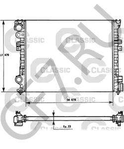 1301Z0 MORGAN Радиатор, охлаждение двигателя в городе Екатеринбург