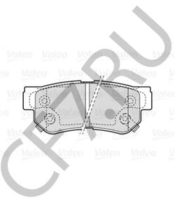 583023FA10 HYUNDAI / KIA КОМПЛ ТОРМОЗНЫХ КОЛОДОК (4ШТ)/PAD KIT-RR в городе Екатеринбург