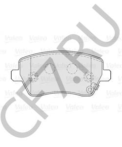 410608481R ЗавГар Колодки тормозные передние 2180 Vesta, Largus дв.1,6 (16кл), Duster, Almera IV (12-) "" (к-т 4 в городе Екатеринбург