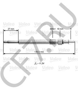 11594901 Mercedes СВЕЧА НАКАЛИВАНИЯ. [ORG в городе Екатеринбург
