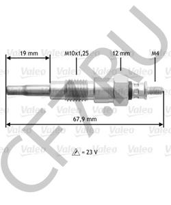 11065-T8203 EBRO Свеча накаливания в городе Екатеринбург