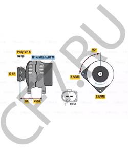 5033757AA JEEP Генератор в городе Екатеринбург