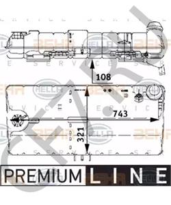 81061026205 SHACMAN Бачок расширительный DZ95259450100/81.06102.6205 в городе Екатеринбург