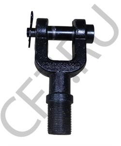 DZ95189840010 Shaft-Gear Вилка прицепного устройства переднего (папа) Shaanxi, Shacman F3000, X3000 в городе Екатеринбург