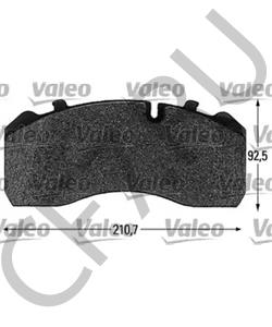 81.50820.6008 LEO TRADE Колодки тормозные передние дисковые MAN (к-т 4шт) (LEO660141A) в городе Екатеринбург