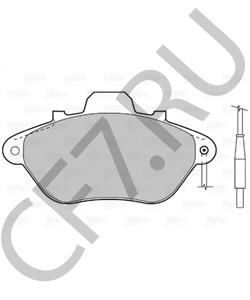 6000009363 ALPINE Комплект тормозных колодок, дисковый тормоз в городе Екатеринбург