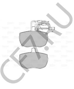 1906154 IVECO Комплект тормозных колодок, дисковый тормоз в городе Екатеринбург