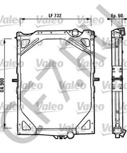 85000328 TERBERG-BENSCHOP Радиатор, охлаждение двигателя в городе Екатеринбург