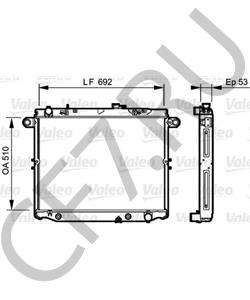 16400-50212 TOYOTA Радиатор, охлаждение двигателя в городе Екатеринбург